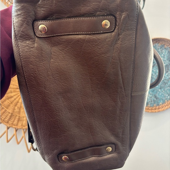 Coach Metallic Gold Madison Large Leather Satchel - Picture 6 of 13